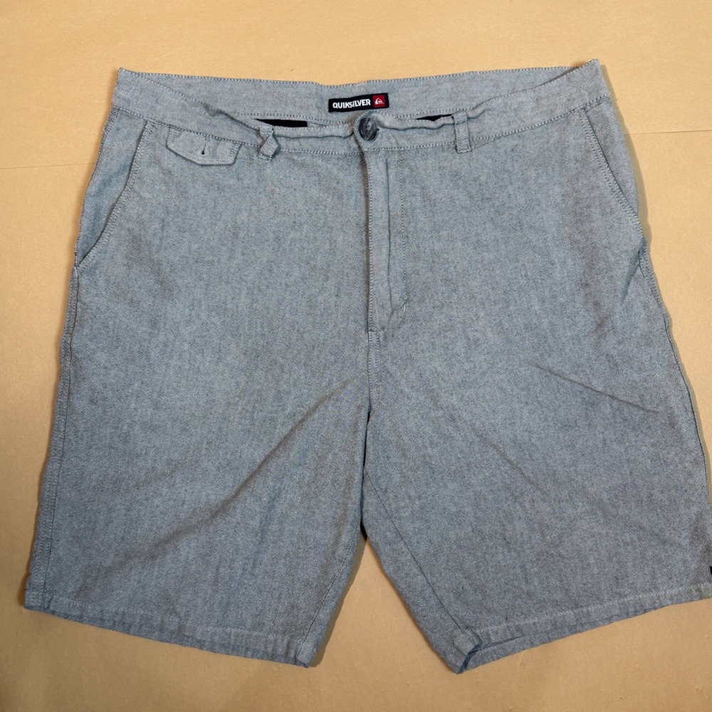 Quiksilver Hybrid Shorts Casual Walk Shorts Heathered Gray Size 36‎